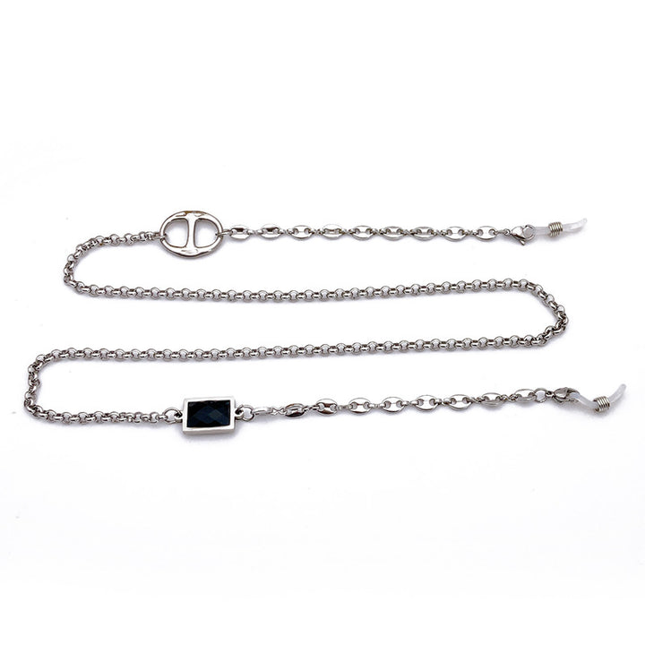 Elegant glasses holder chain with noble pendant Bowlift