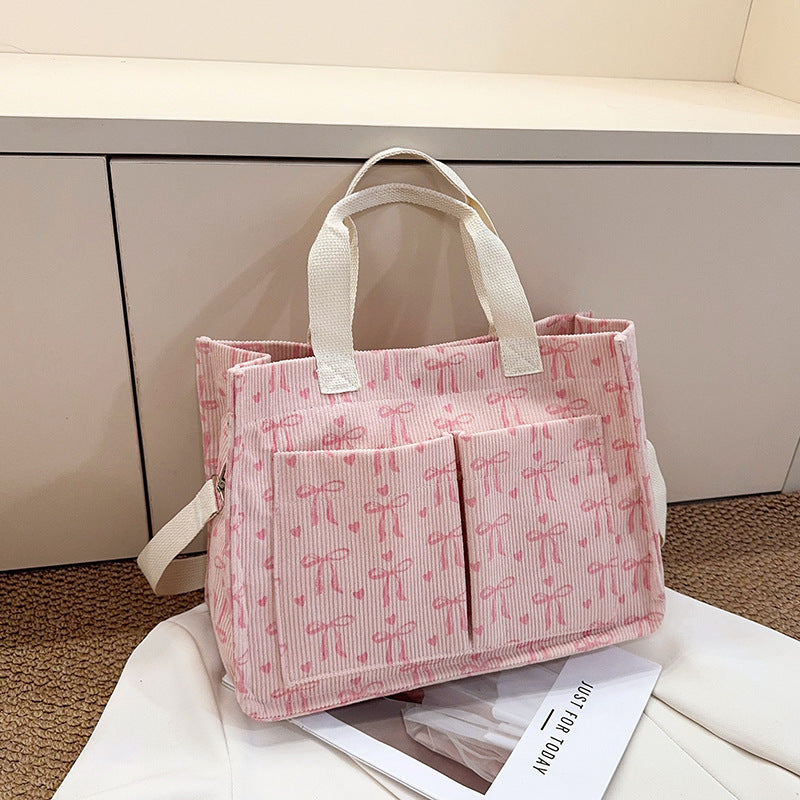 WoPatterned Canvas Tote Bag Bowlift