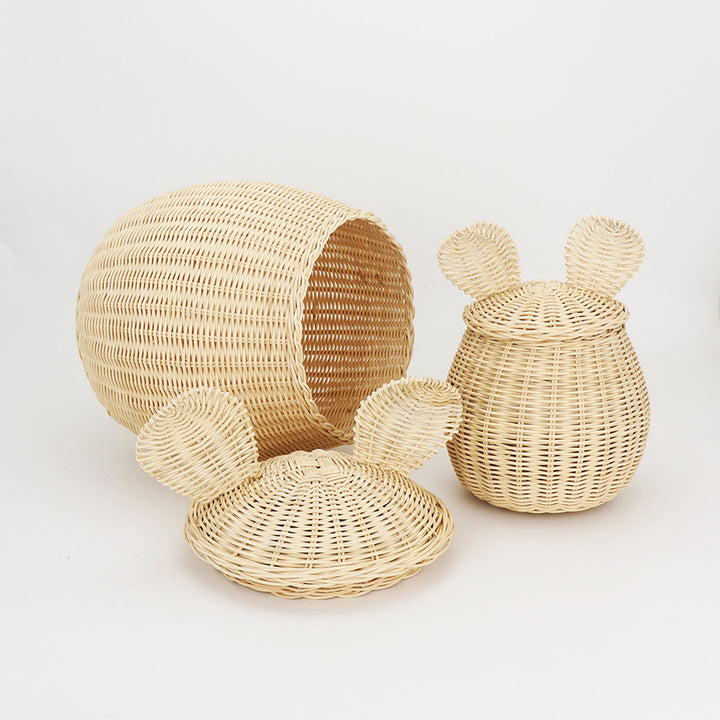 Playful Woven Storage Container Bowlift