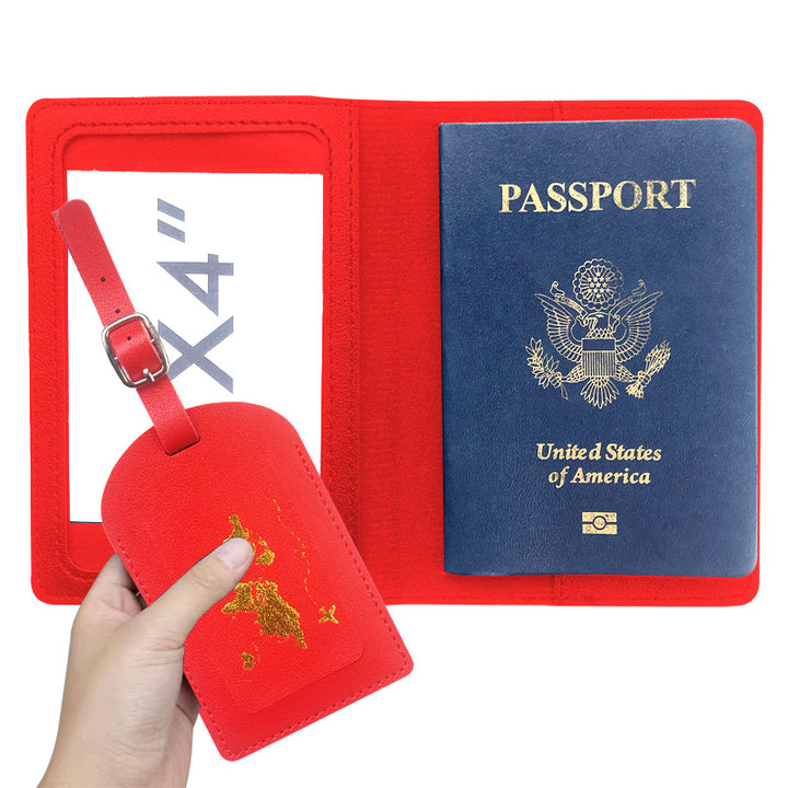Women's Passport Holder and Luggage Tag Set Bowlift