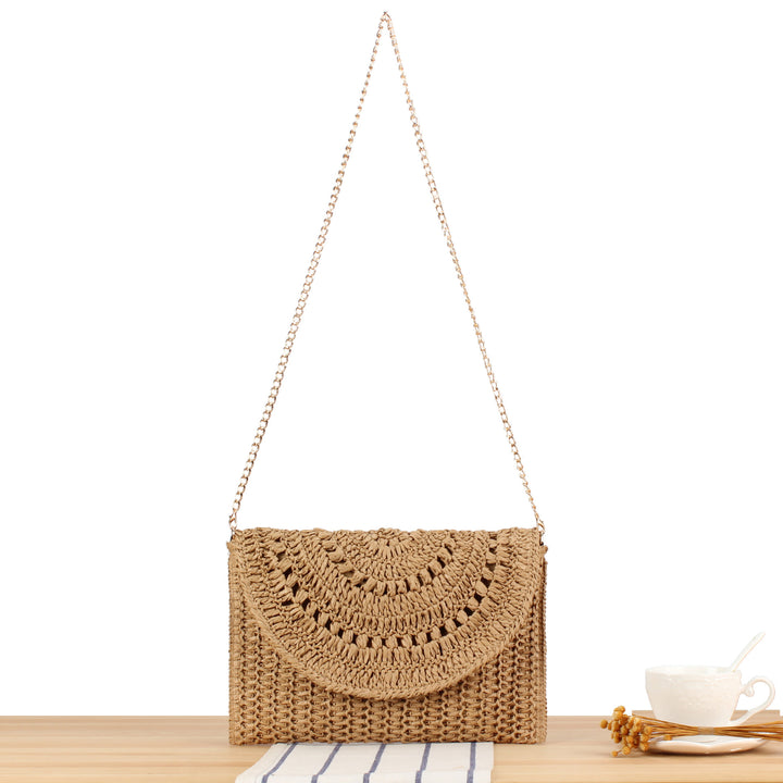 Handbag with Artistic Macrame Design Bowlift
