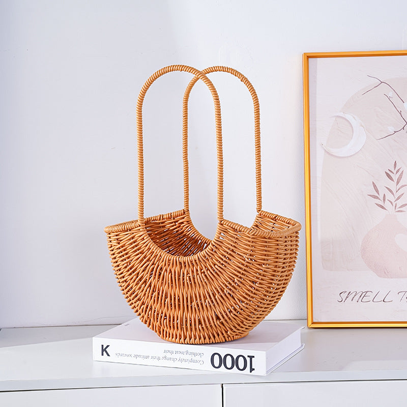 Stylish Woven Storage Basket Bowlift