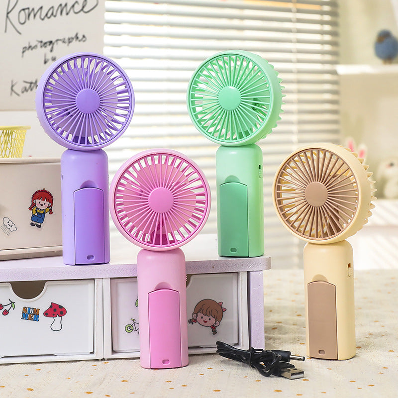 Women's Portable Mini Fan with USB Charging and Ergonomic Design Bowlift