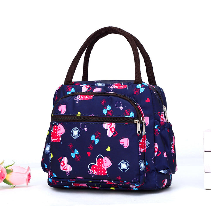 Cat Pattern Insulated Lunch Tote Bowlift