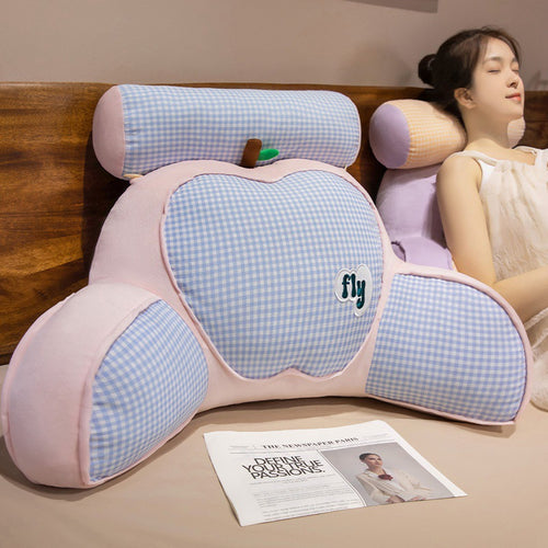 Comfortable support cushion with playful fruit design Bowlift