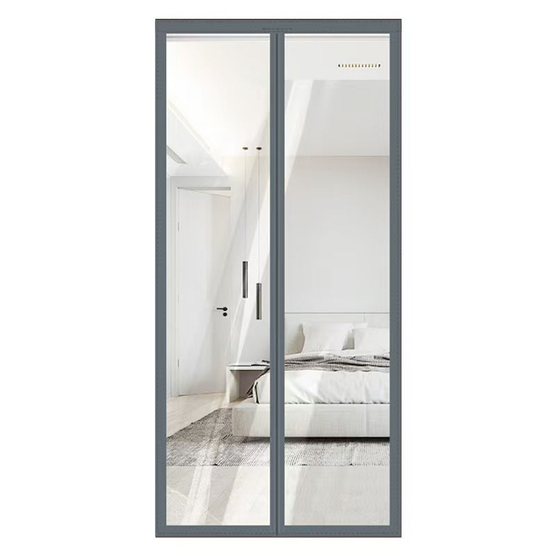 Transparent Door Curtain Bowlift
