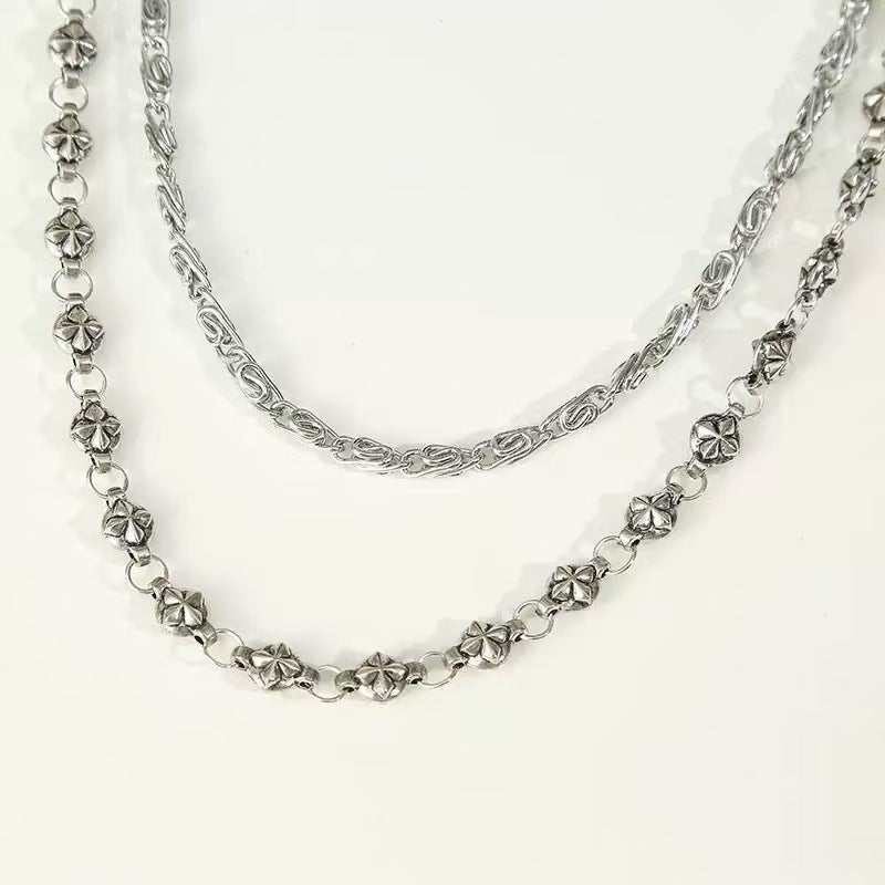 Fashionable chain belt with decorative pendants Bowlift