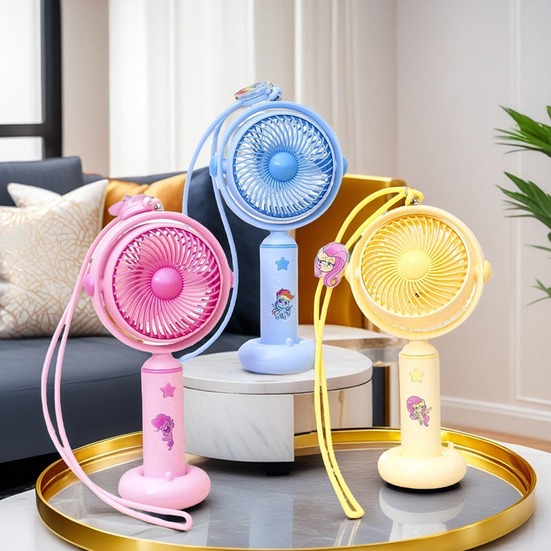Women Portable Hand Fan with Flexible Neck and Cute Design Bowlift