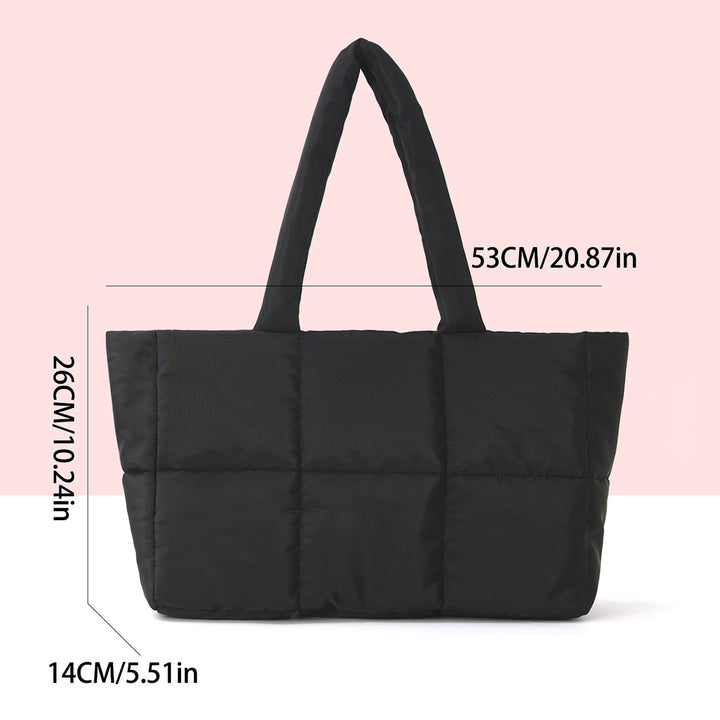Square-shaped tote bag with padded design Bowlift