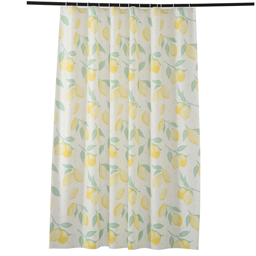 Dolphin Design Shower Curtain Bowlift