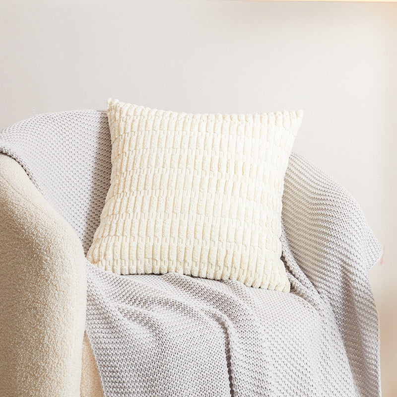 Textured Plush Accent Pillow