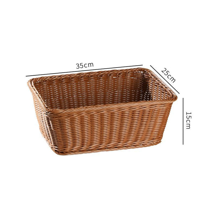 Large Rectangular Woven Storage Tray Bowlift