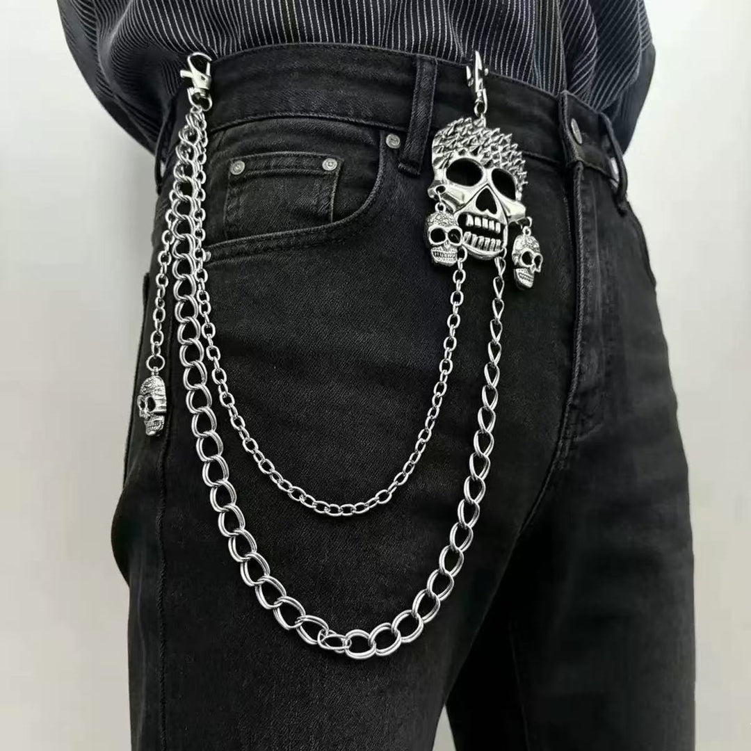 Fashionable chain belt with cross pendants Bowlift