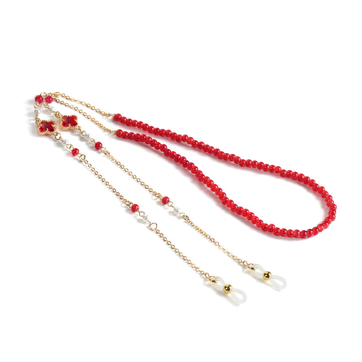 Unique Beaded Eyewear Chain Bowlift