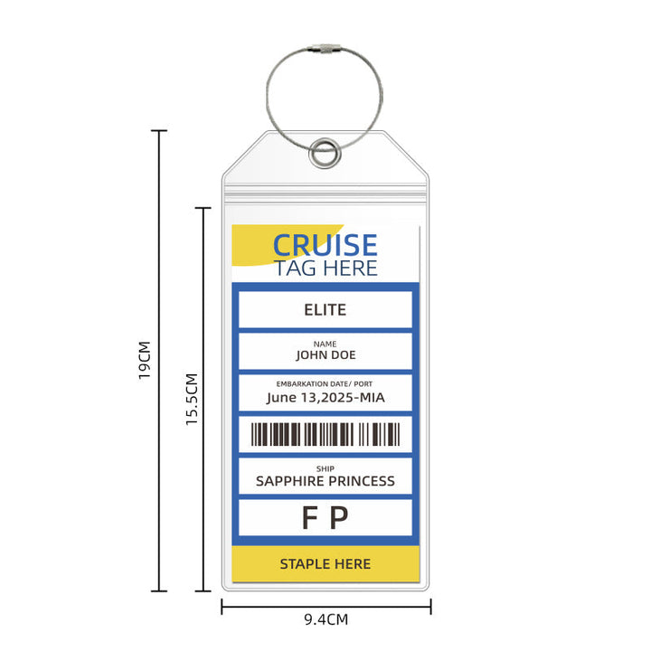 Travel Luggage Tag Bowlift