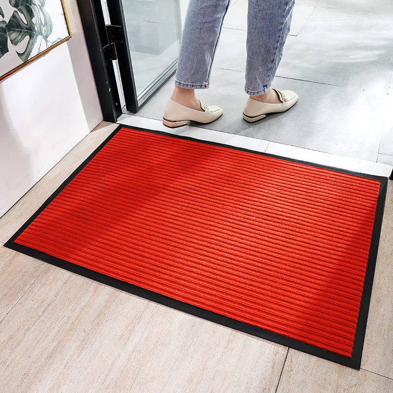 Striped Non-Slip Entry Mat Bowlift