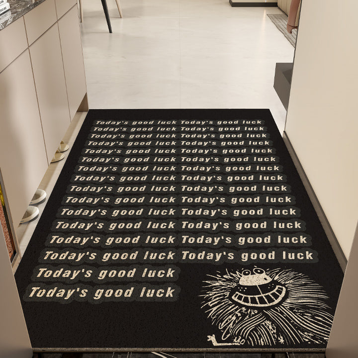 Playful Cat-Themed Indoor Area Mat