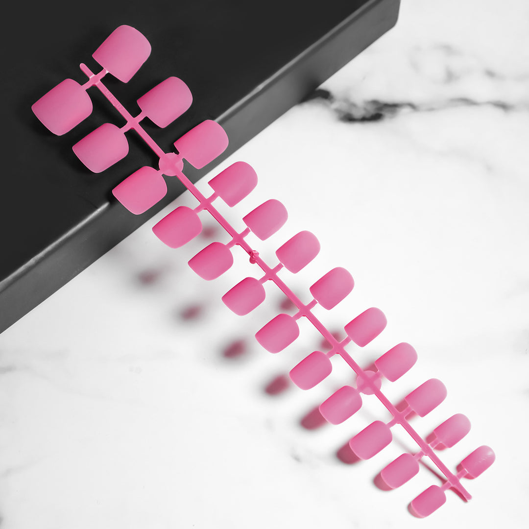 Matte Finish Press-On Nail Tips Bowlift