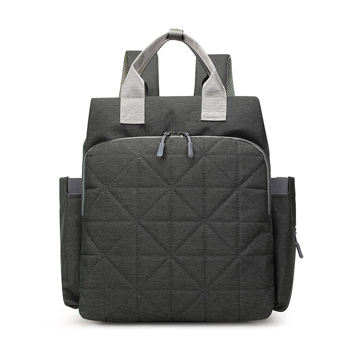 Quilted Multi-Functional Backpack
