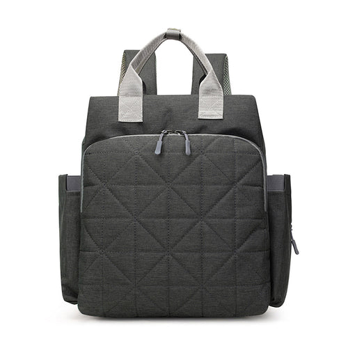 Quilted Multi-Functional Backpack