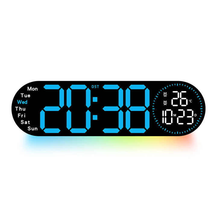 Digital multifunction alarm clock with temperature and weather display Bowlift