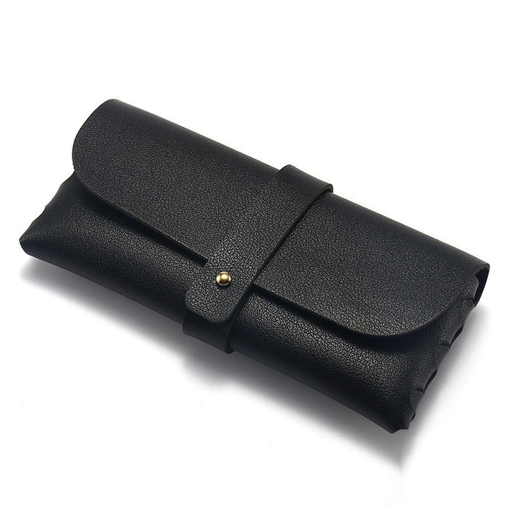 Folding premium soft leather sunglasses roll pouch Bowlift