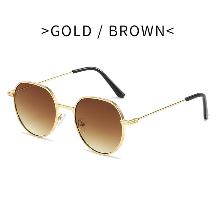 Women's Stylish Round Designer Sunglasses Bowlift
