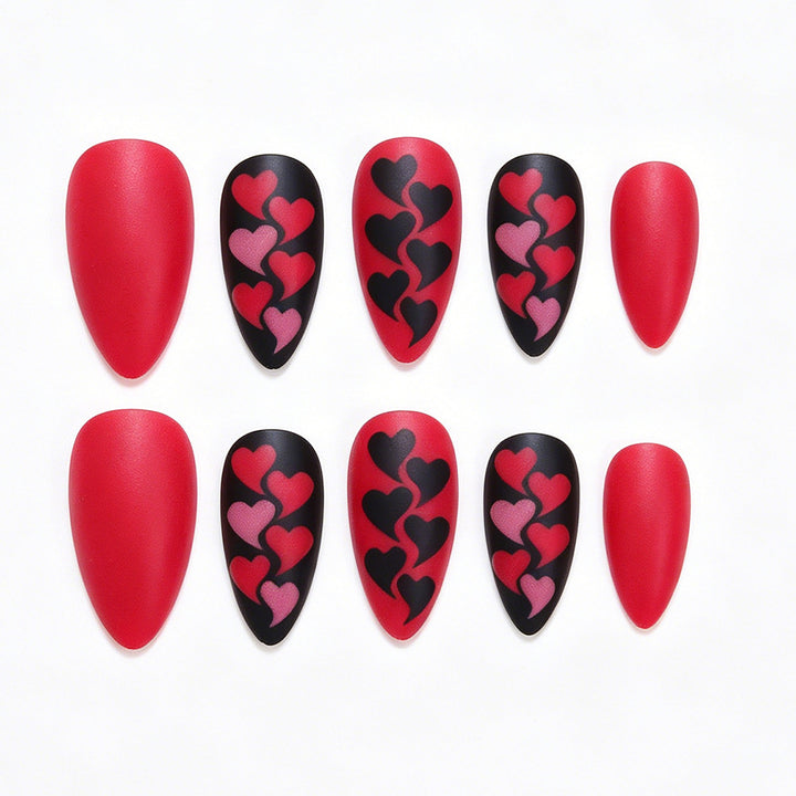 Heart Pattern Nail Art Kit Bowlift