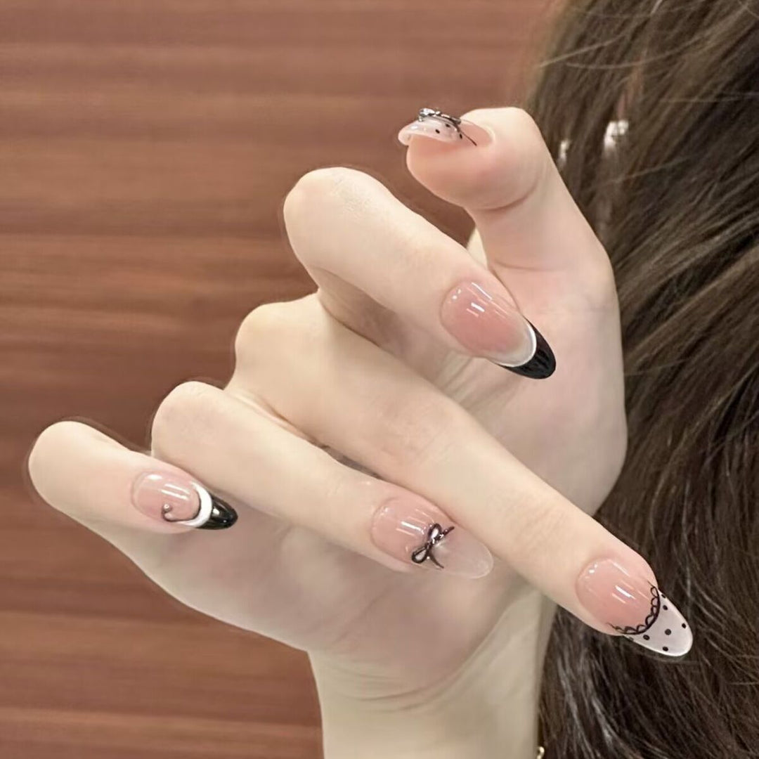 Elegant Artificial Nail Art Design Bowlift