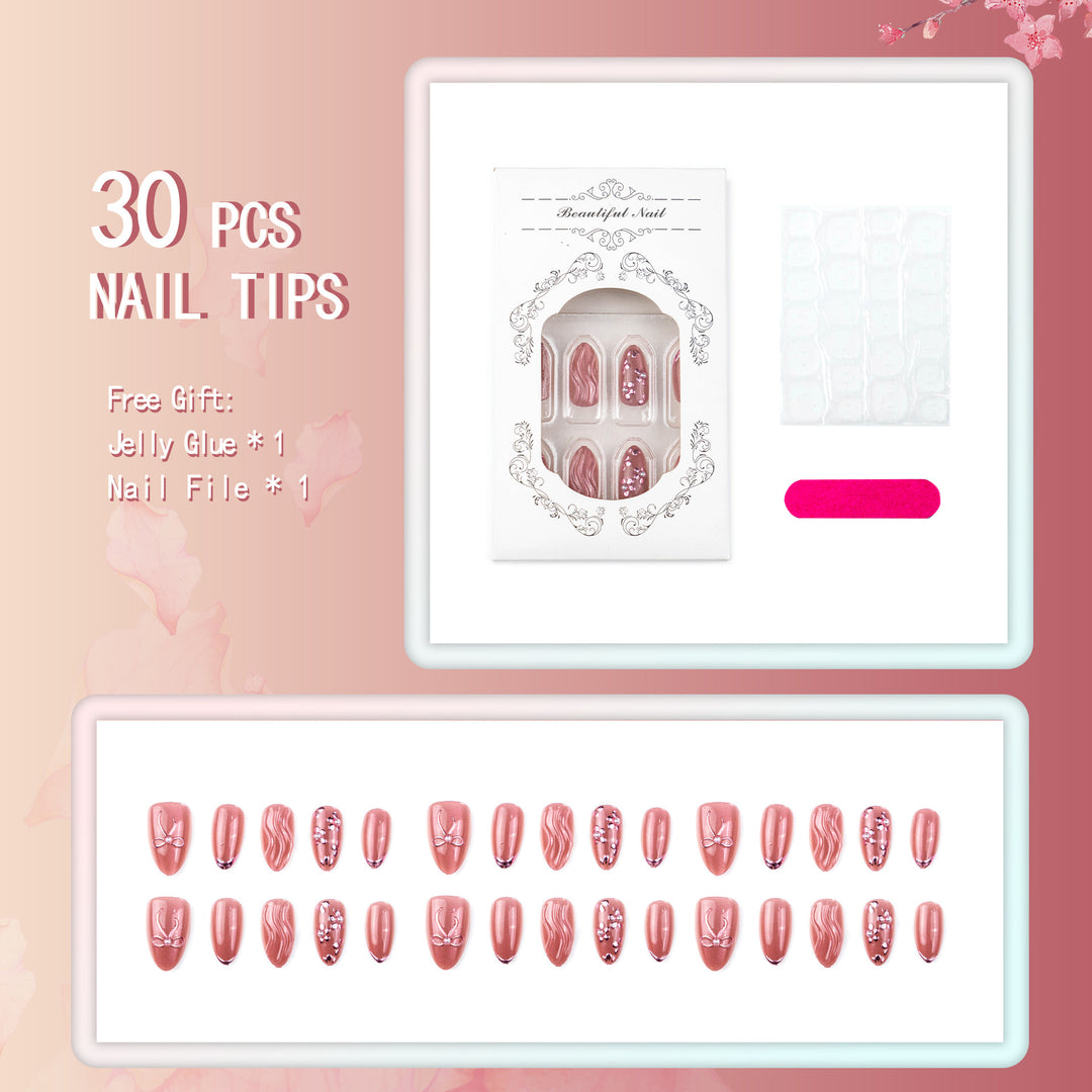 Premium Artificial Nail Set Bowlift