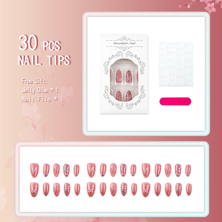 Premium Artificial Nail Set Bowlift