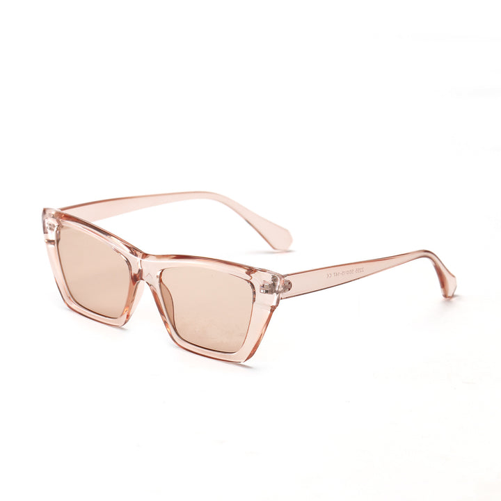 Women geometric sunglasses with stylish plastic frame Bowlift