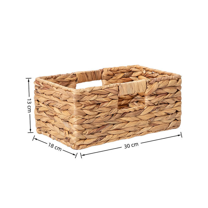 Handwoven Natural Fiber Storage Basket Bowlift