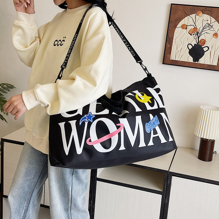 Trendy Graphic Tote Bag Bowlift