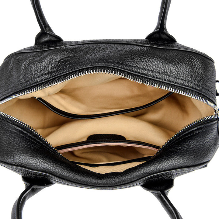 Textured Leather Doctor Bag Bowlift