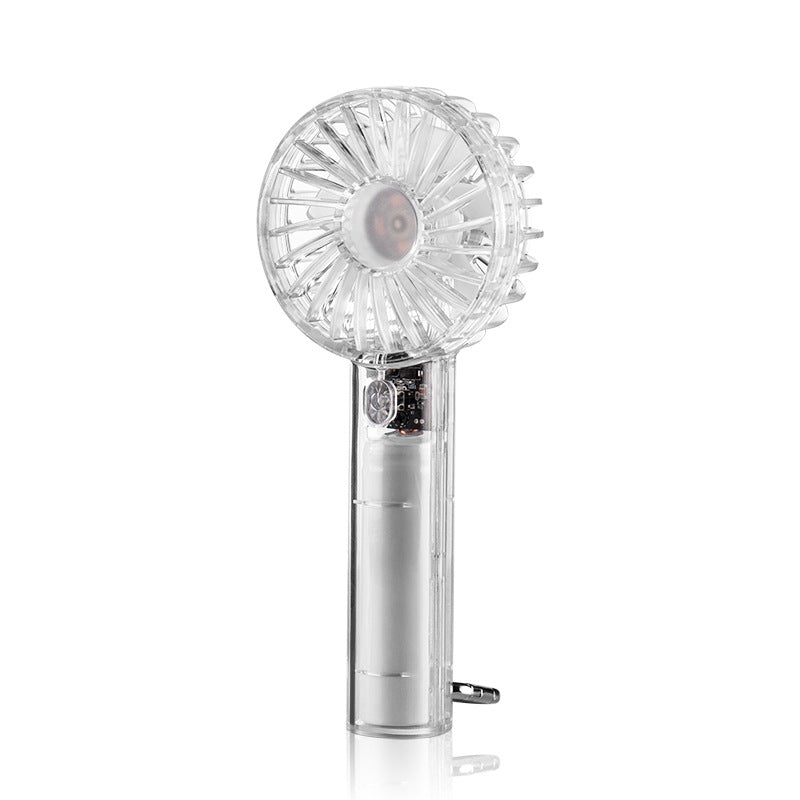 Women portable mini hand fan with ergonomic grip Bowlift