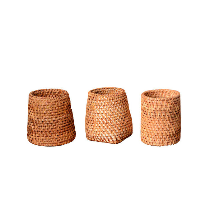 Women handcrafted tea basket with handle Bowlift