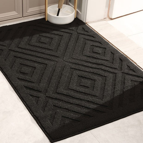 Textured Geometric Indoor Area Rug