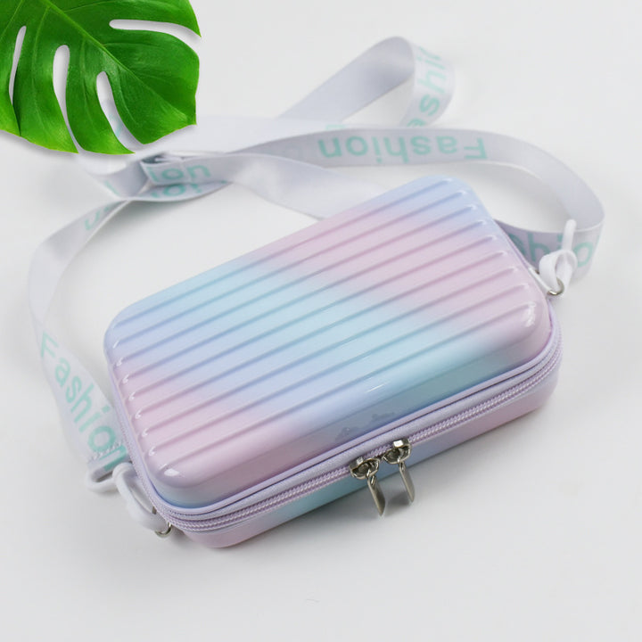 Unisex Compact Textured Hard-Shell Cosmetic Case Bowlift