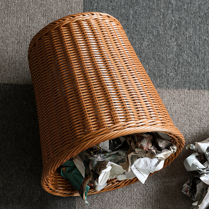 Unisex Elegant Waste Bin made of woven material Bowlift