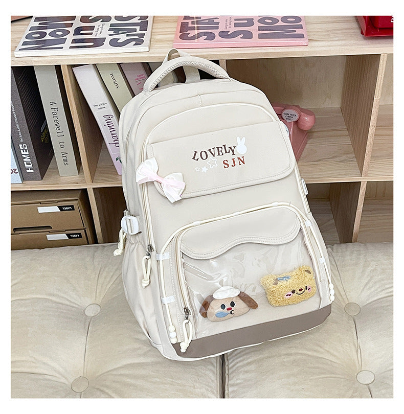Cute Illustrated School Backpack