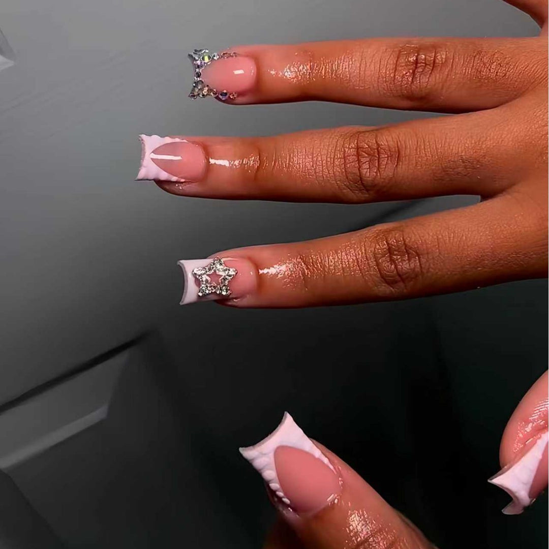 Glamorous Acrylic Nail Art Extensions Bowlift