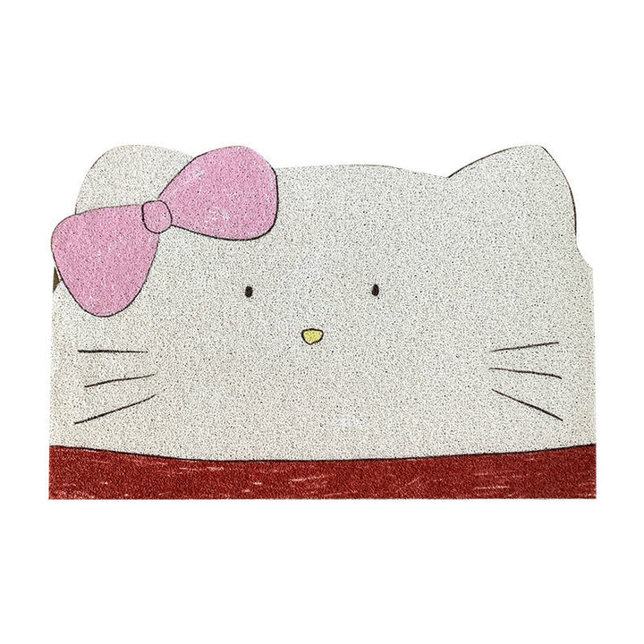 Playful Cat-Themed Bath Mat Bowlift