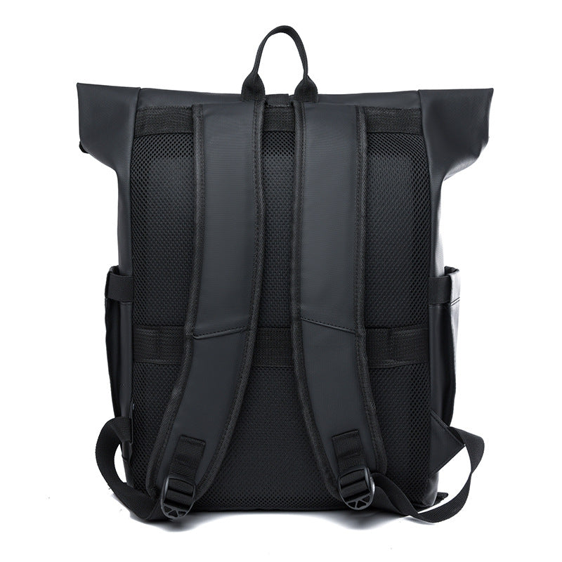Waterproof Structured Roll-Top Backpack Bowlift