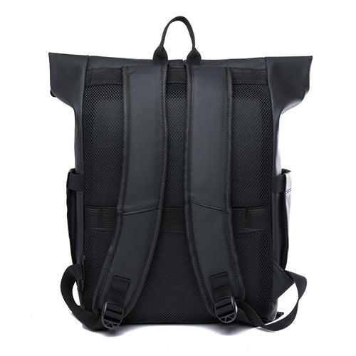 Waterproof Structured Roll-Top Backpack Bowlift