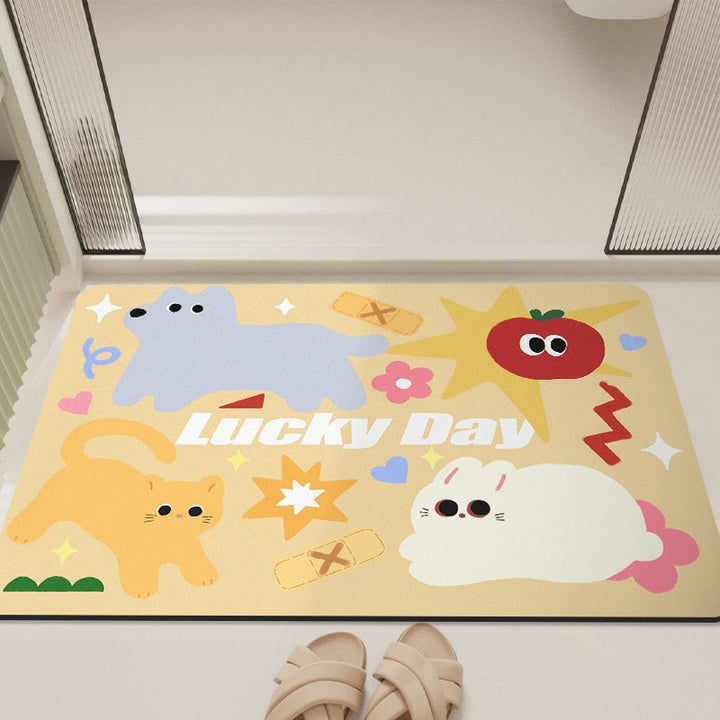 Cartoon-Inspired Bathroom Mat Bowlift