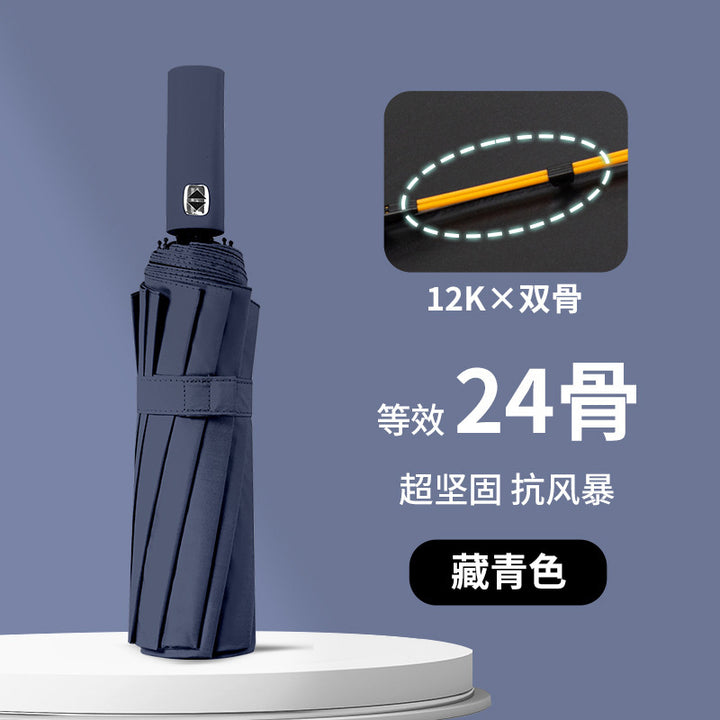 Ladies wind and rain protection umbrella with advanced double structure design Bowlift