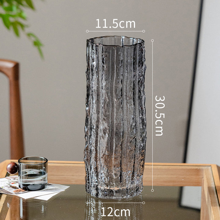 Artful Glass Vase in Modern Design Bowlift
