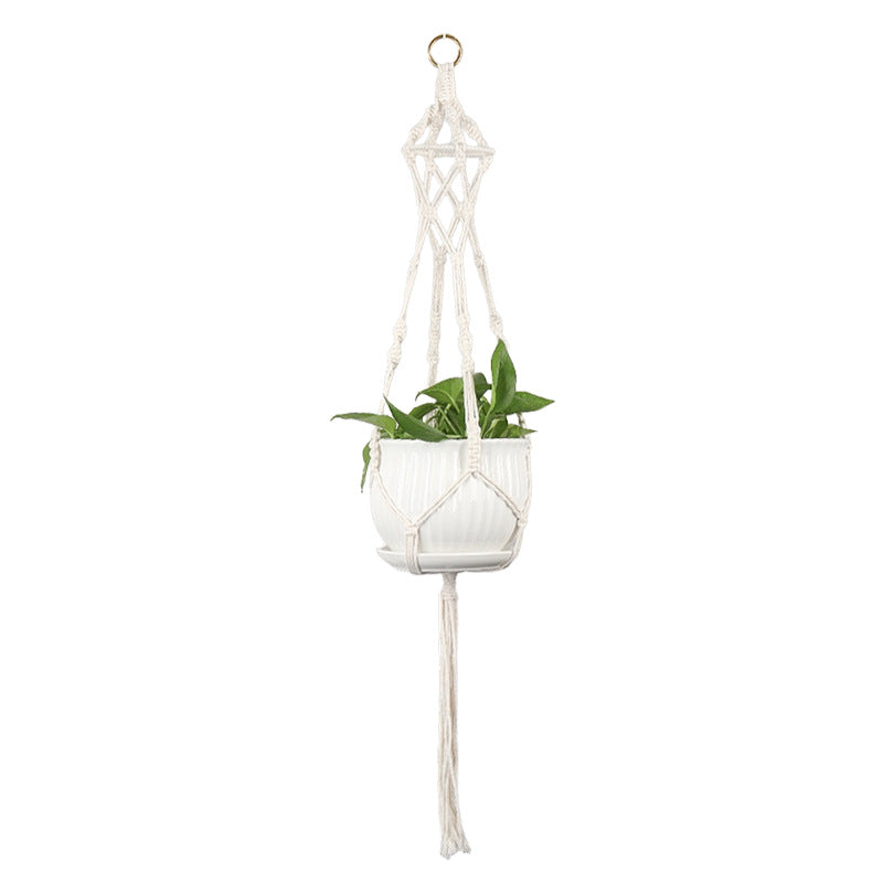Plant-hanging macrame shelf Bowlift