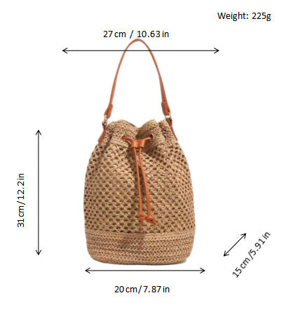 Light Macrame Tote Bag Bowlift